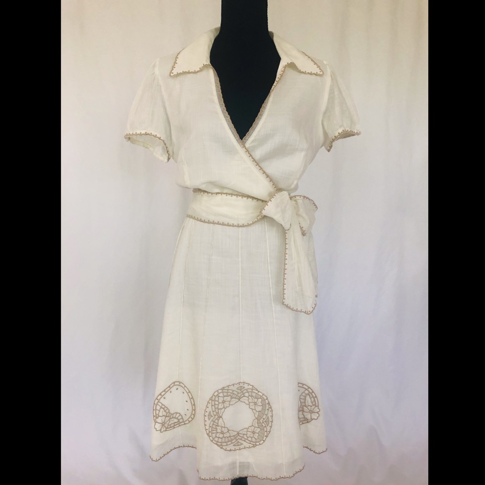 Cotton Wrap Dress